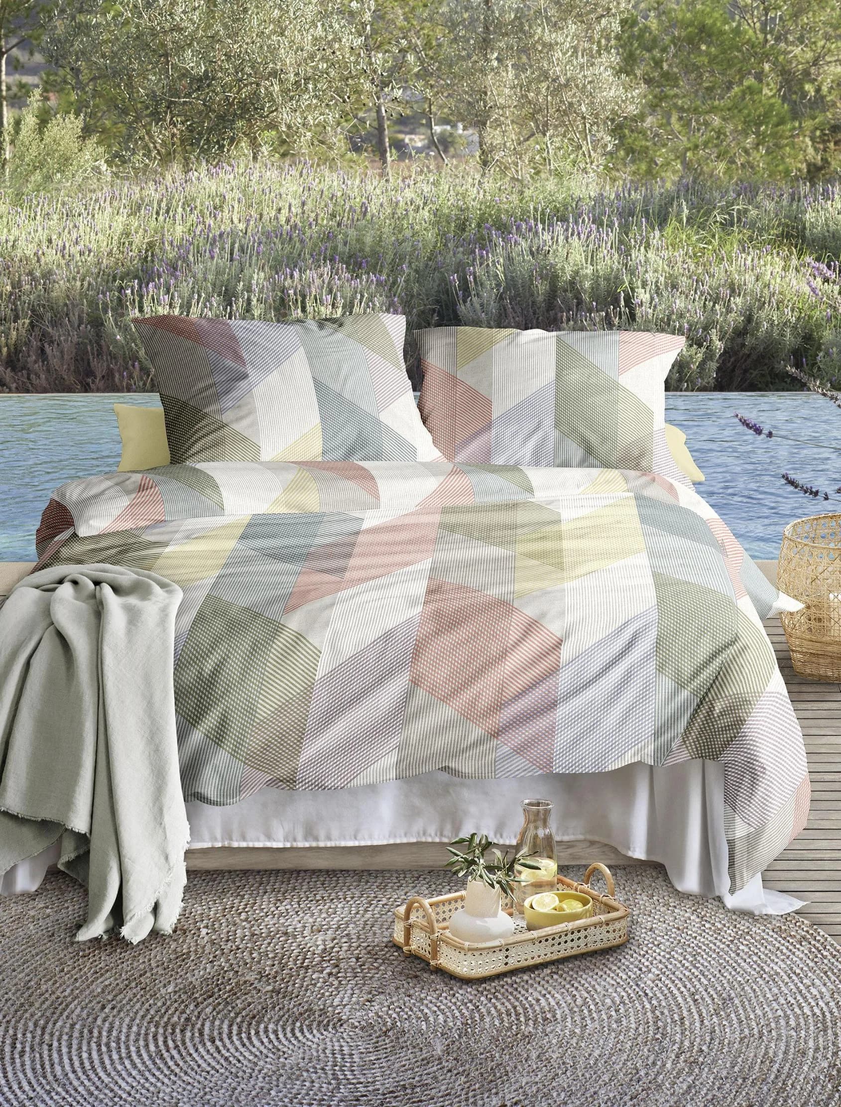 Irisette Bettwäsche Wave 8739 Mako-Satin