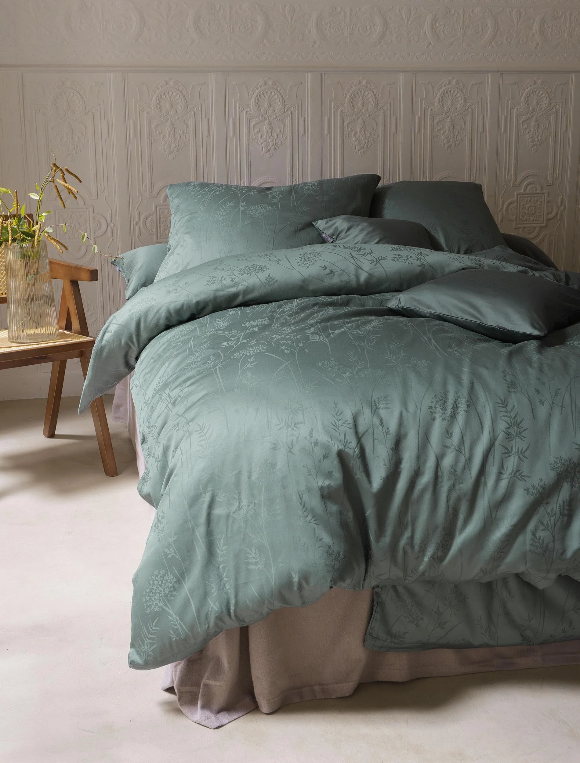 Irisette Bettwäsche Rio 8643 Grün Floral