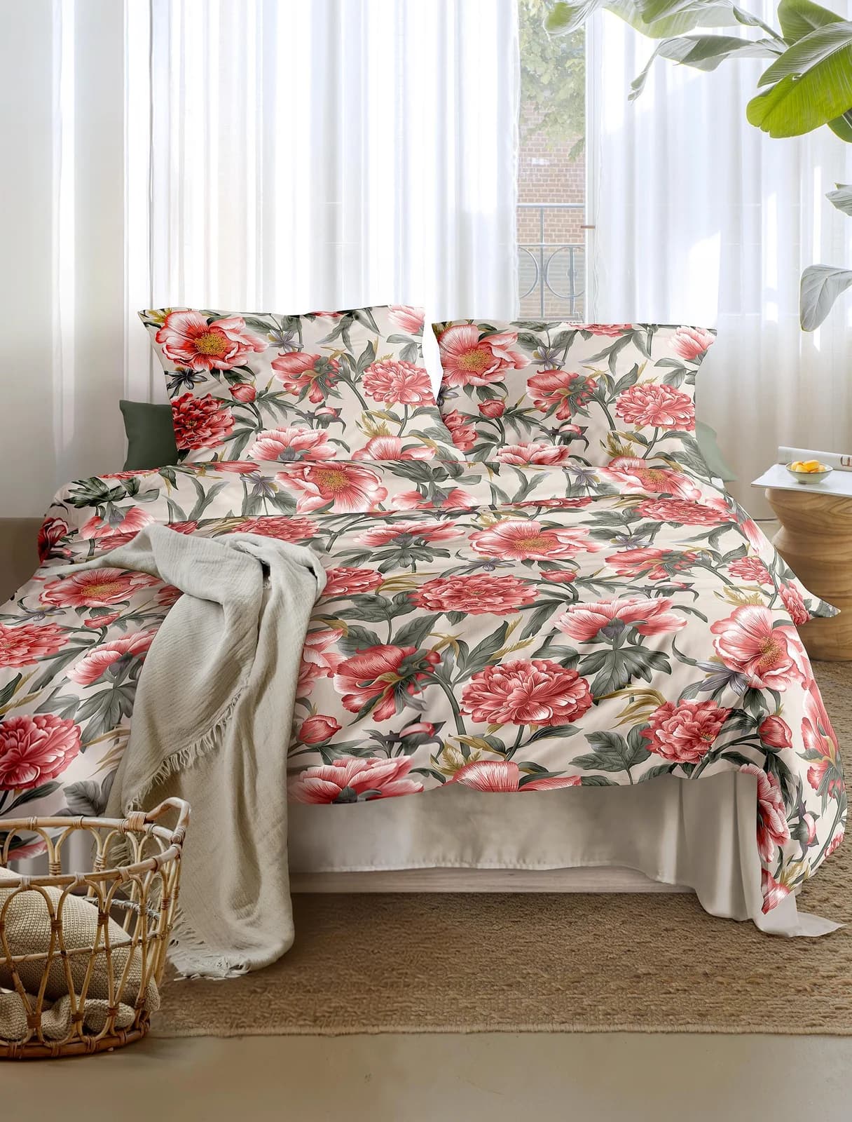 IRISETTE Bettwäsche Wave 8777 bunt Mako-Satin Floral