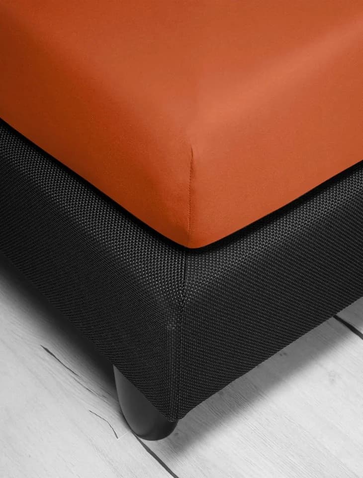 IRISETTE Spannbettlaken Jupiter 8 Orange Mako-Jersey - Bild 2