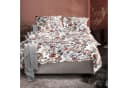 Irisette Mako Satin Bettwäsche 135x200 rot beige Blumen Bild 1
