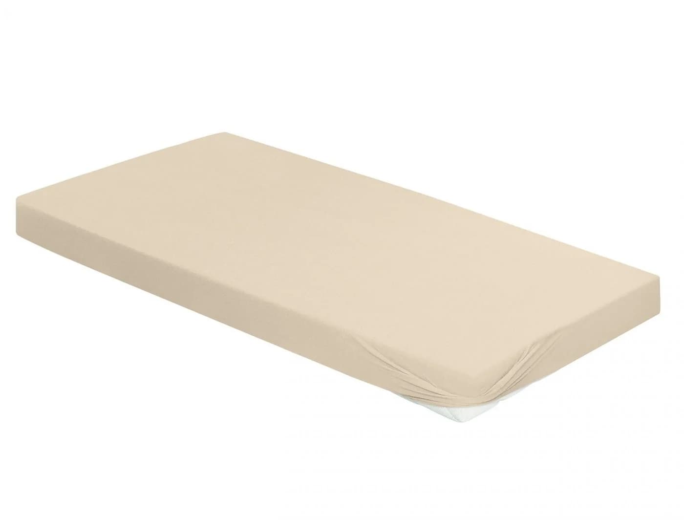 Irisette Kuschel Jersey Spannbettlaken Vesuv Beige Natur - Bild 2