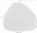 Sitting Point Sitzsack Easy XXL gelb - Tropfenform EPS-Perlen Bild 2