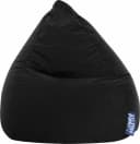 Sitting Point Sitzsack EASY L Schwarz - Polystyrolfüllung & Abnehmbarer Bezug Bild 3