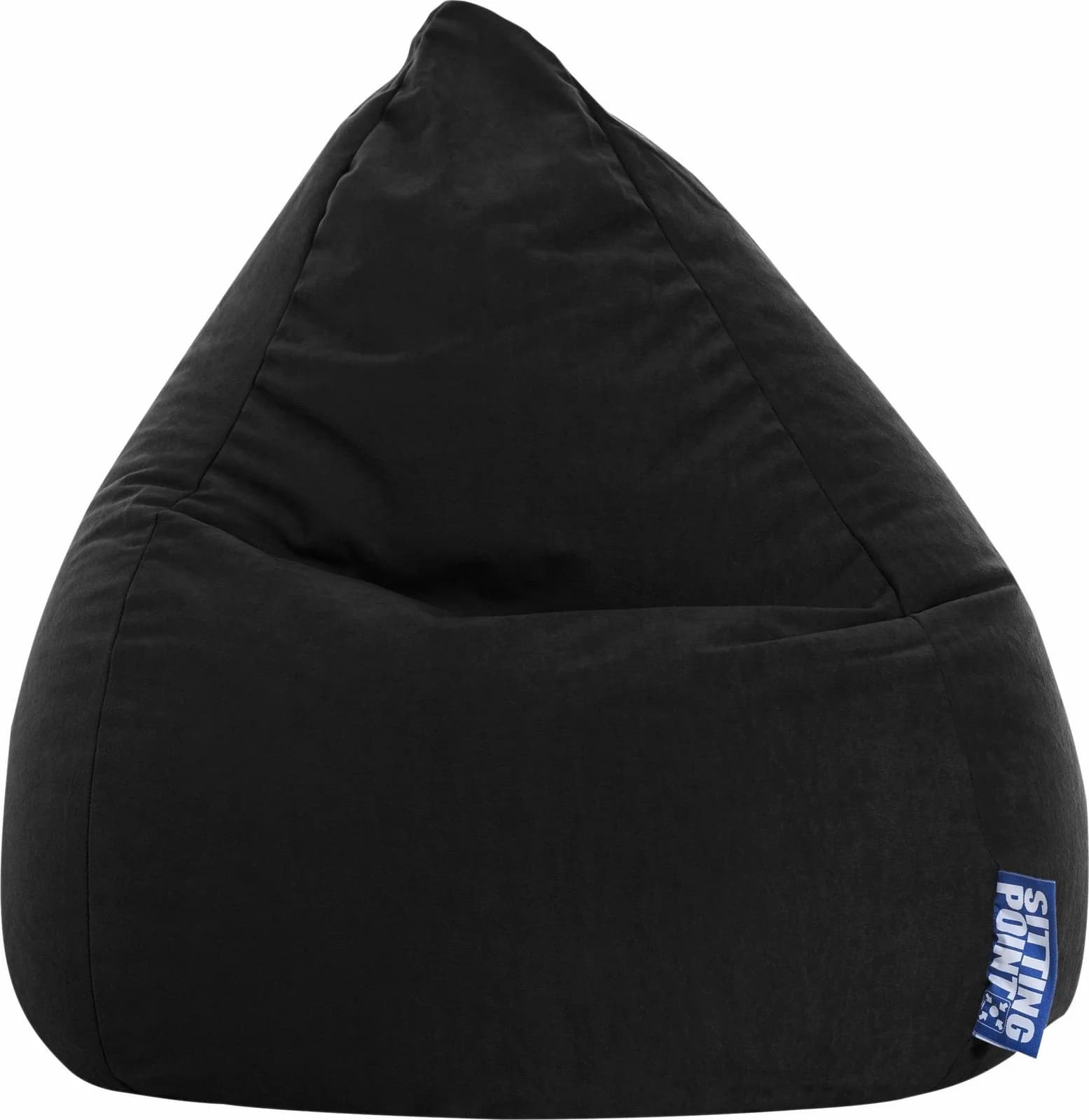 Sitting Point Sitzsack EASY L Schwarz - Polystyrolfüllung & Abnehmbarer Bezug - Bild 5