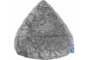 Sitting Point Sitzsack Fluffy XL Grau Webplüsch Bild 2