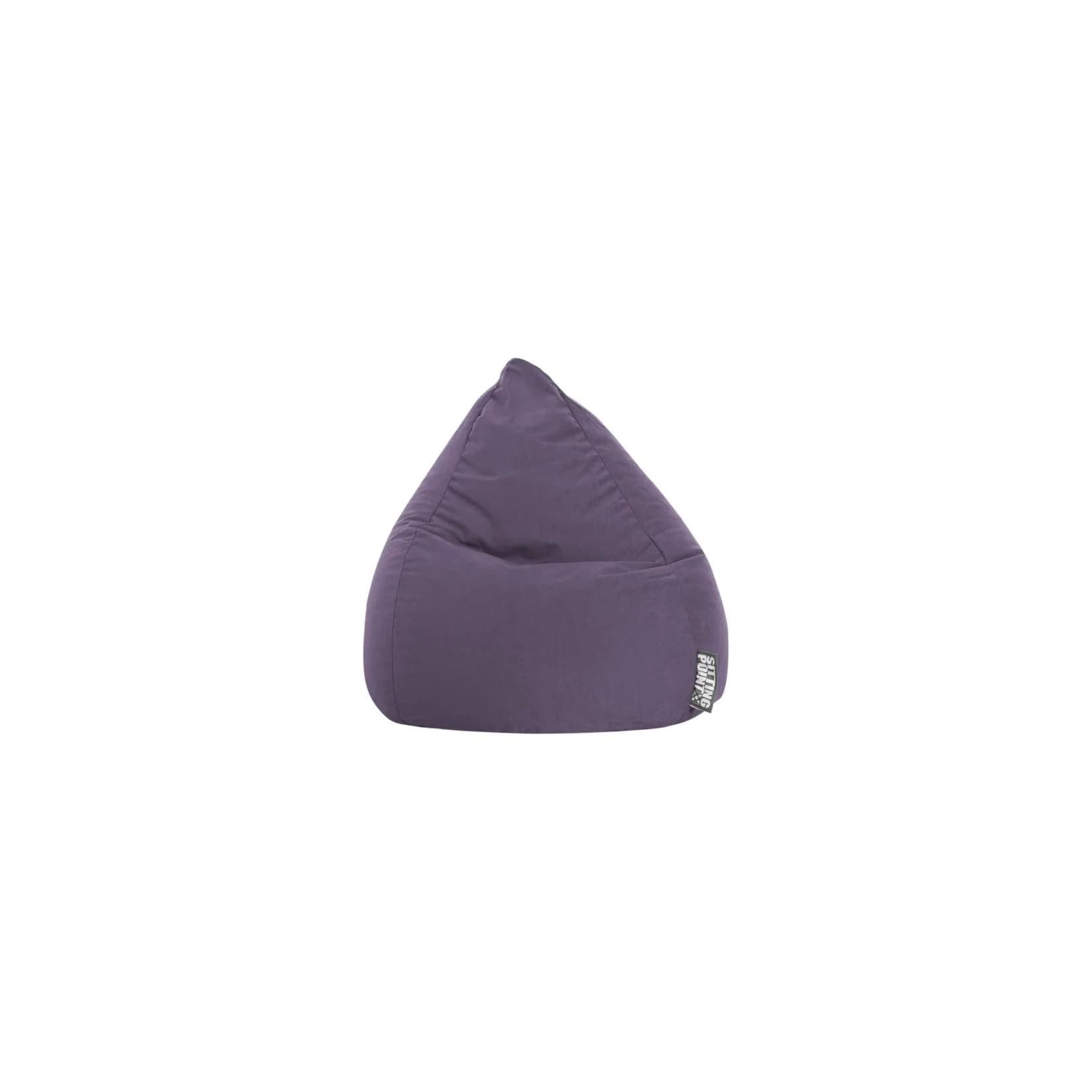 Magma Heimtex Sitzsack Easy L Lila - Bequeme Kindersitzgelegenheit