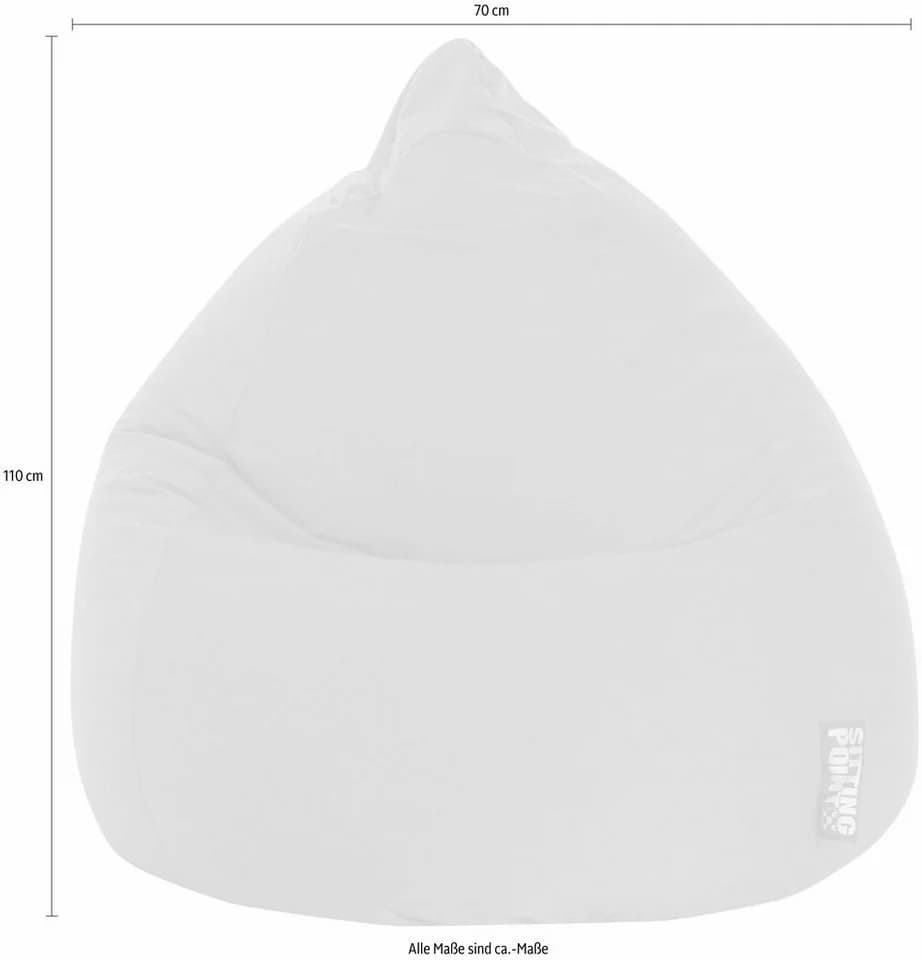 Magma Heimtex Sitzsack EASY XL Smaragdgrün Polyester - Bild 2
