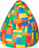 Sitting Point Sitzsack Bricks L Bunt Digitaldruck Kinderzimmer Bild 2