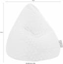 Sitting Point Sitzsack FLUFFY HEARTS XL Rosa Plüsch mit Herzoptik Bild 3