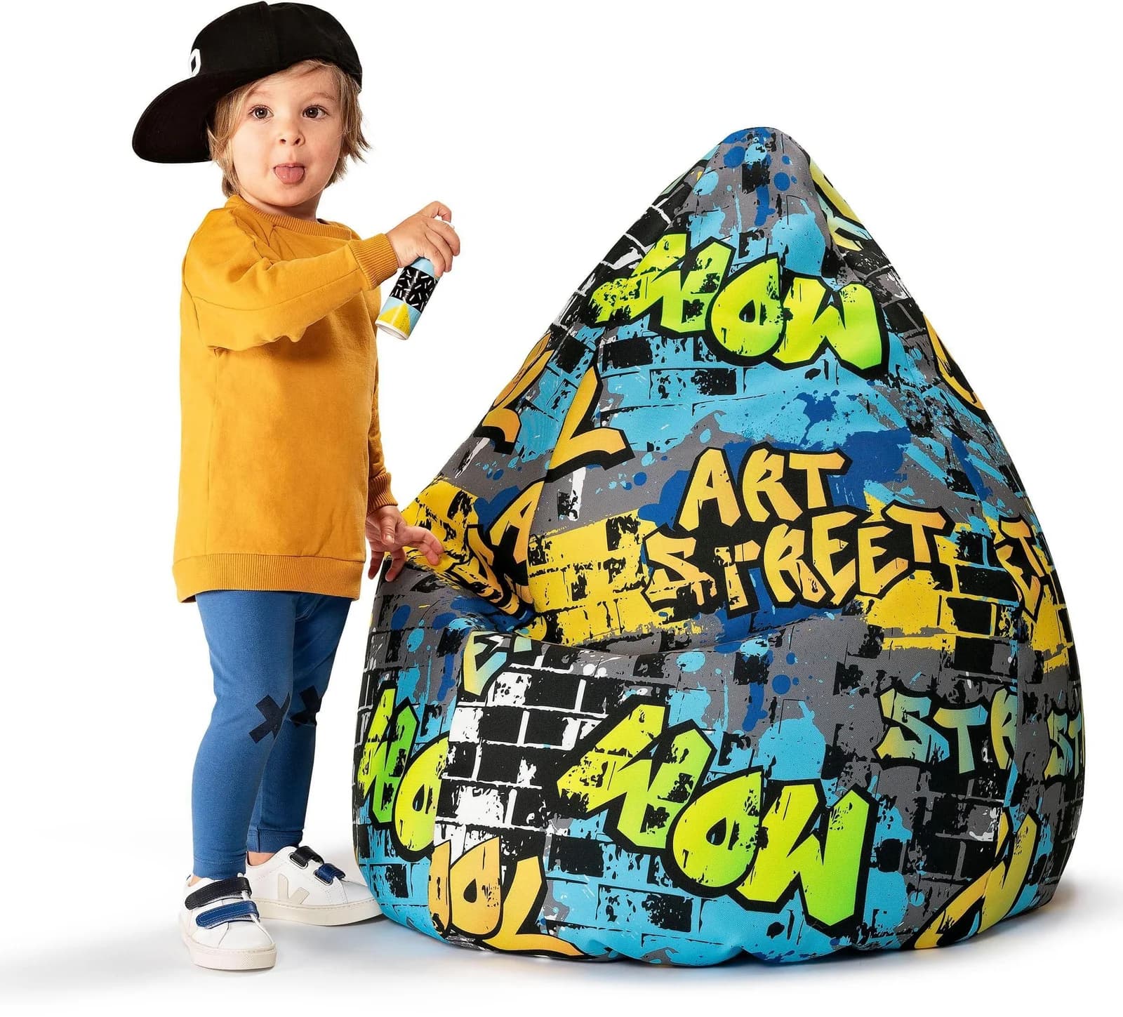 Sitting Point Sitzsack BeanBag Cool XL Digitaldruck Bunt