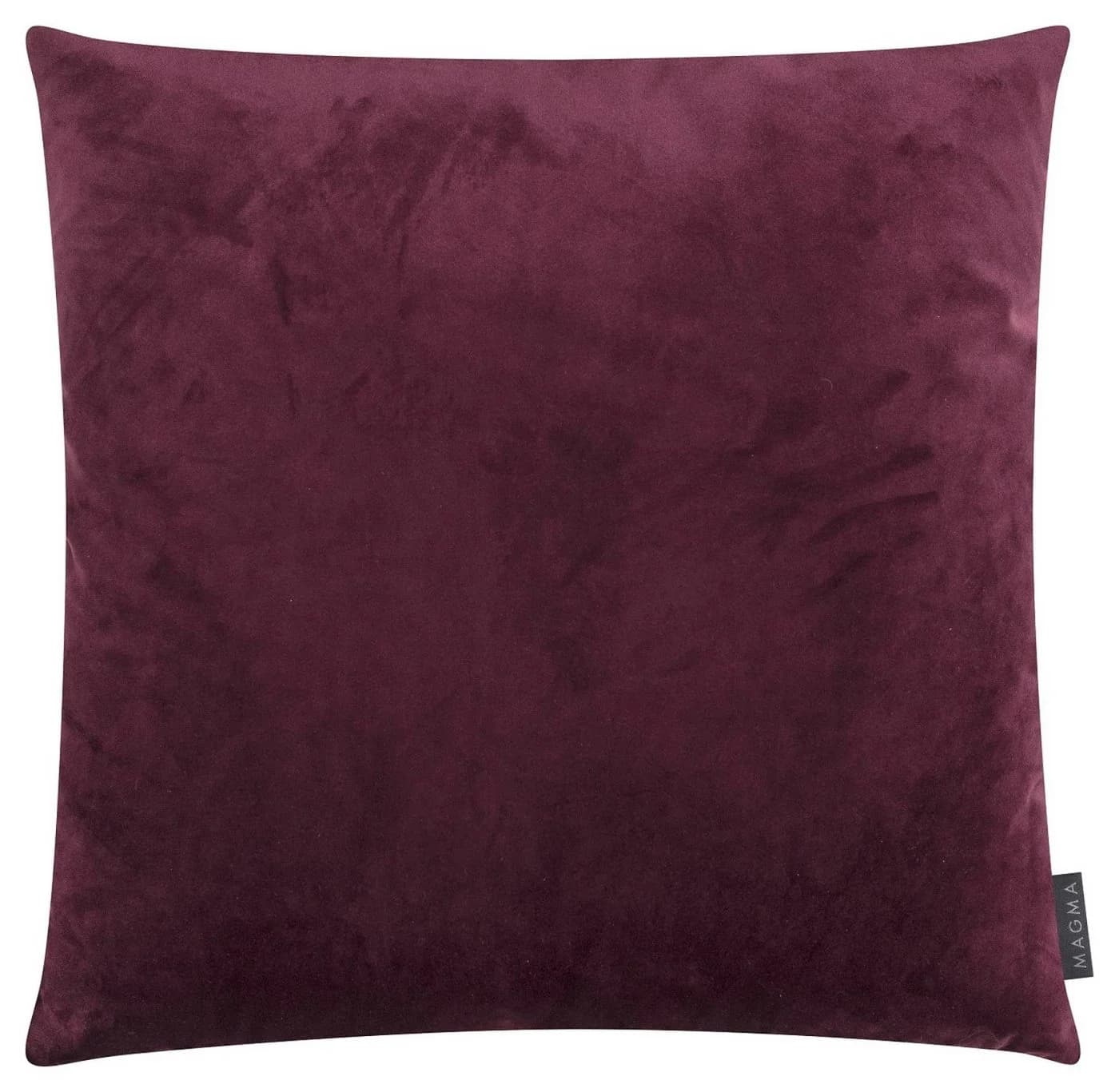 Magma Heimtex Kissenbezug Nobless 40x40 cm Rauten Samtig Rot