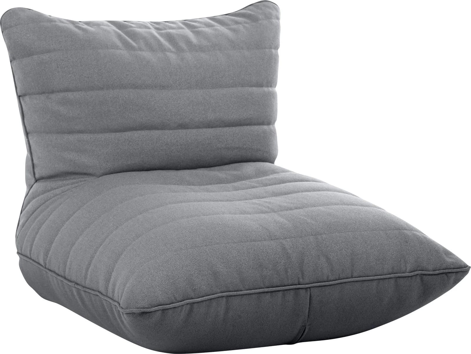 Sitting Point Sitzsack Canvas Grau Polyester