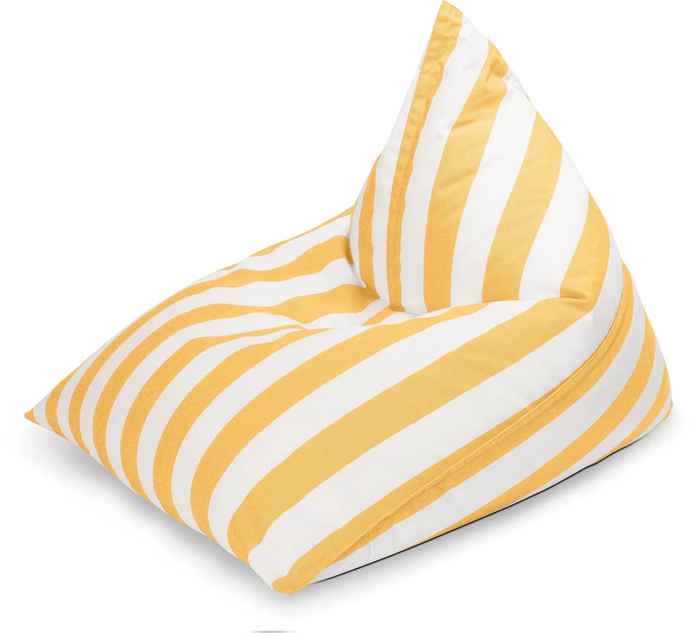MAGMA HEIMTEX Sitzsack SANTORIN Calypso Gelb/Weiß Outdoor - Bild 2