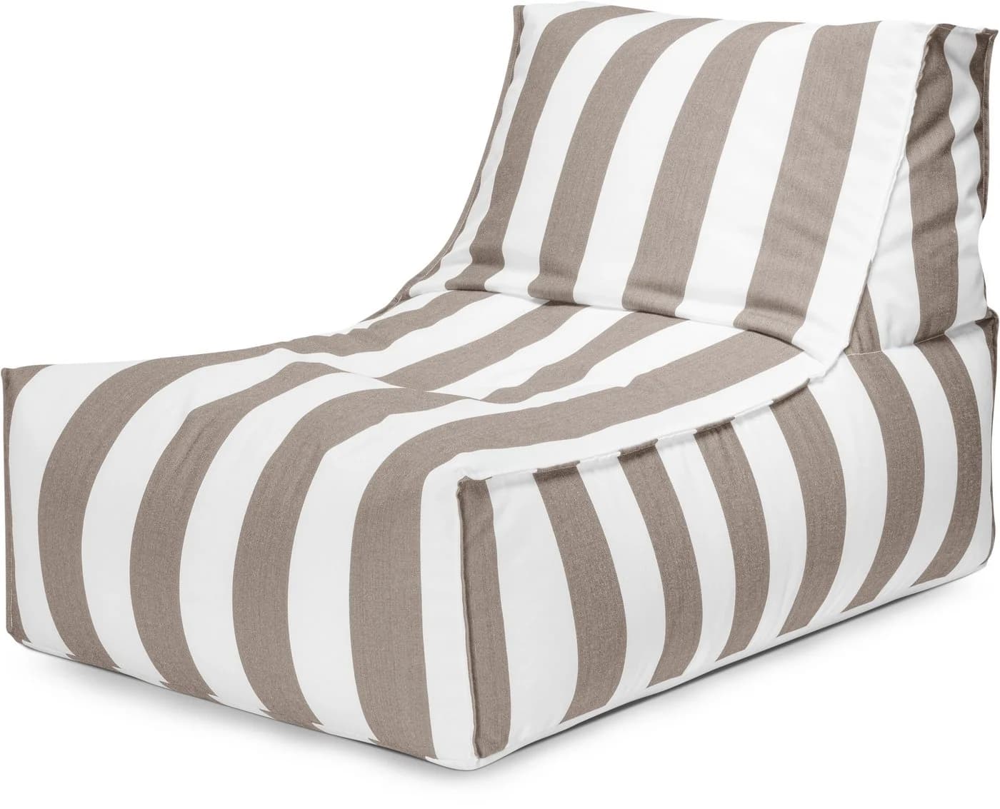 Magma Heimtex Sitzsack SANTORIN Rock Outdoor Taupe/Weiß Polypropylen - Bild 2