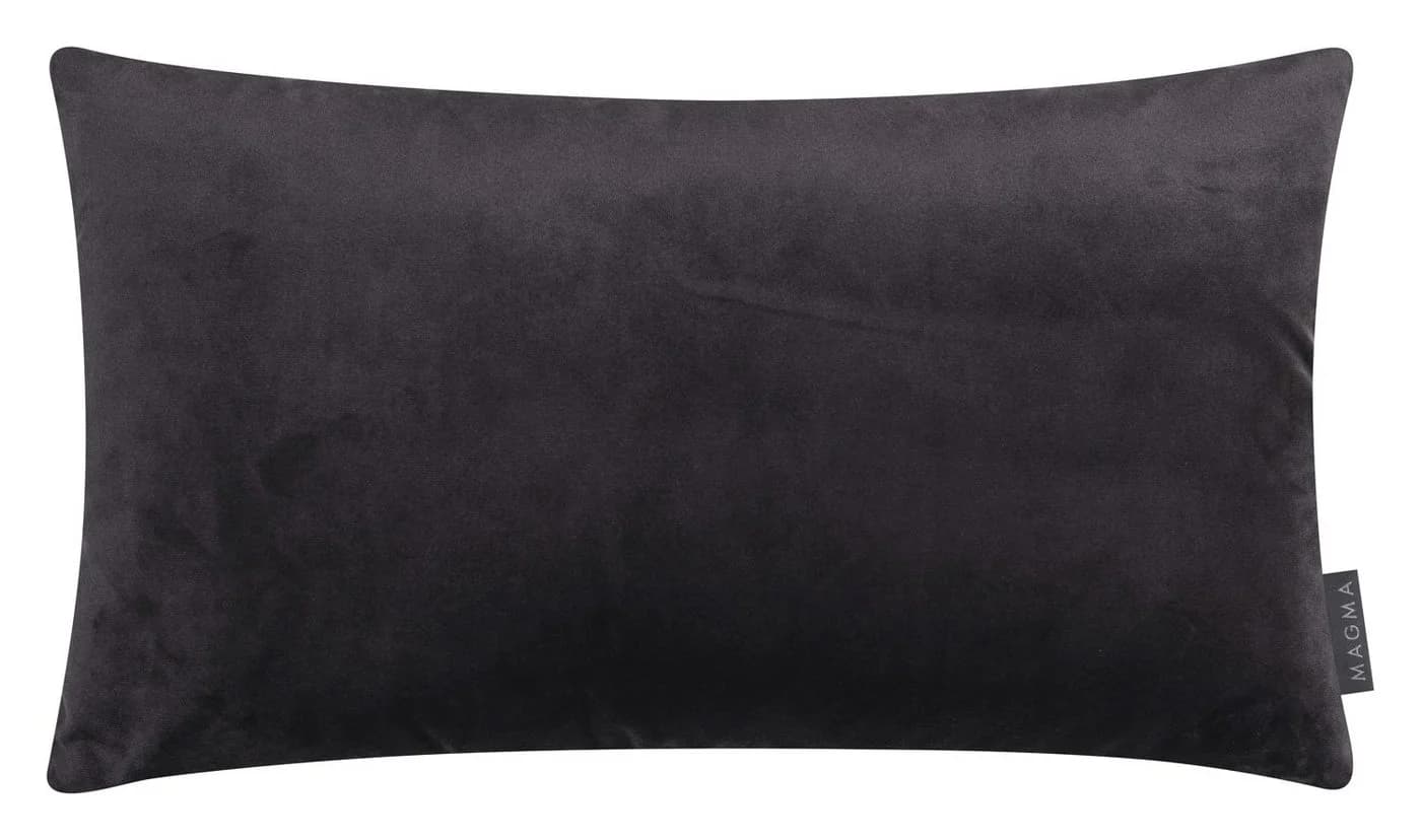 Magma Heimtex Kissenhülle RAYA Anthrazit Polyester Samtoptik - Bild 3