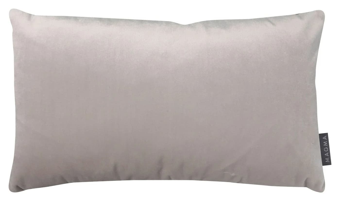 Magma Heimtex Kissenhülle RAYA Taupe Polyester Samtoptik