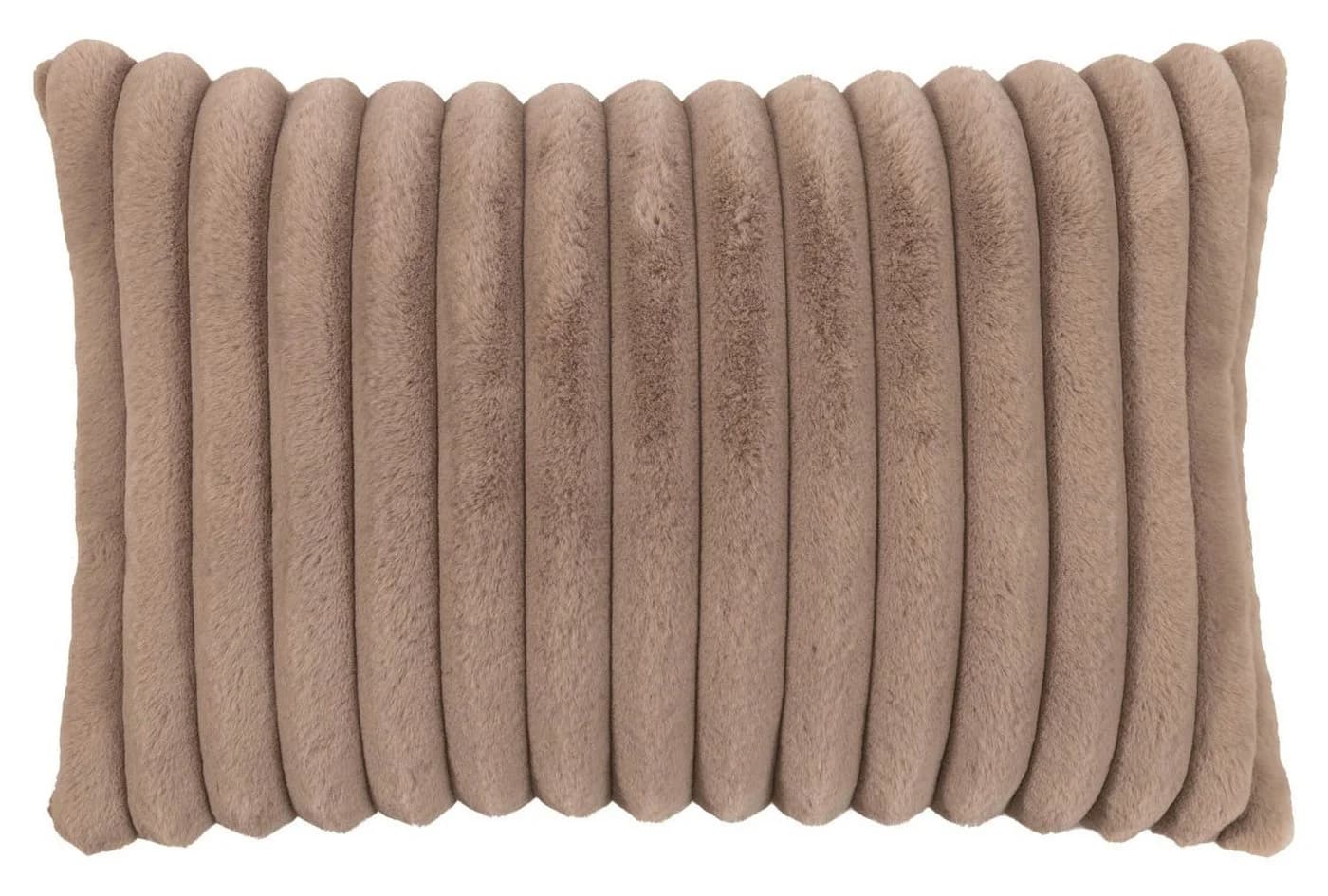 Magma Heimtex Kissenhülle RAYA Taupe Polyester Samtoptik - Bild 2