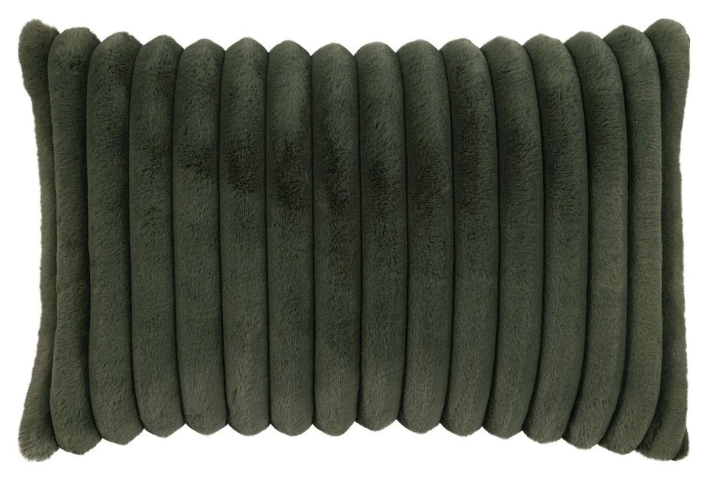 Magma Heimtex Kissenhülle RAYA Grün Polyester Samtoptik - Bild 2