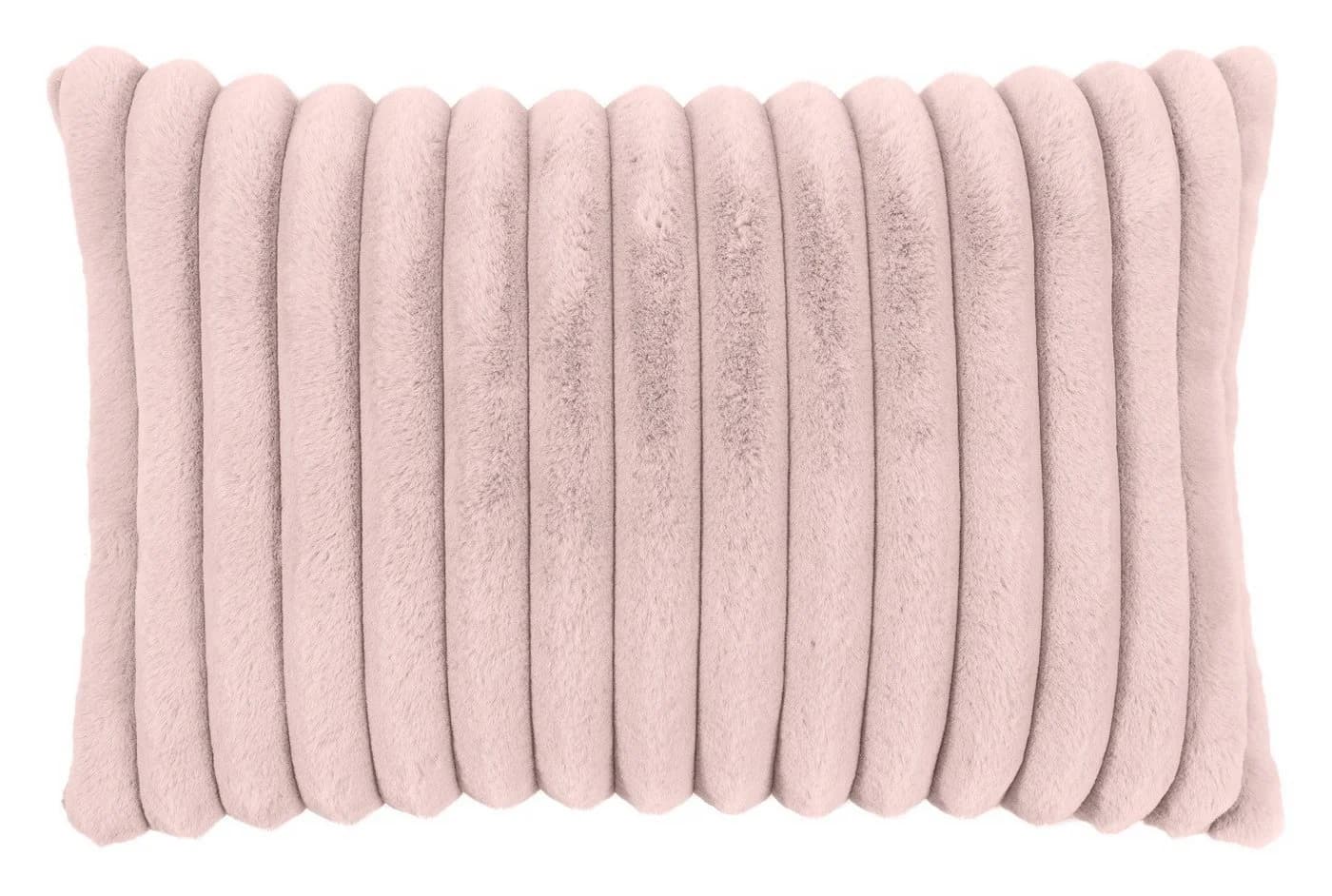 Magma Heimtex Kissenbezug Raya Fellimitat Rosa Wendekissenhülle - Bild 2