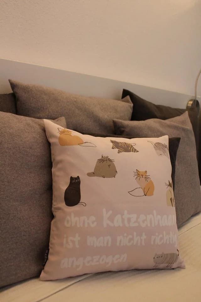 Magma Heimtex Kissenhülle Rosa mit Tiermotiv und Reißverschluss - Bild 3
