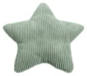 MAGMA HEIMTEX SHARA Sternkissen Salbei Cord Stern Gestreift Bild 1