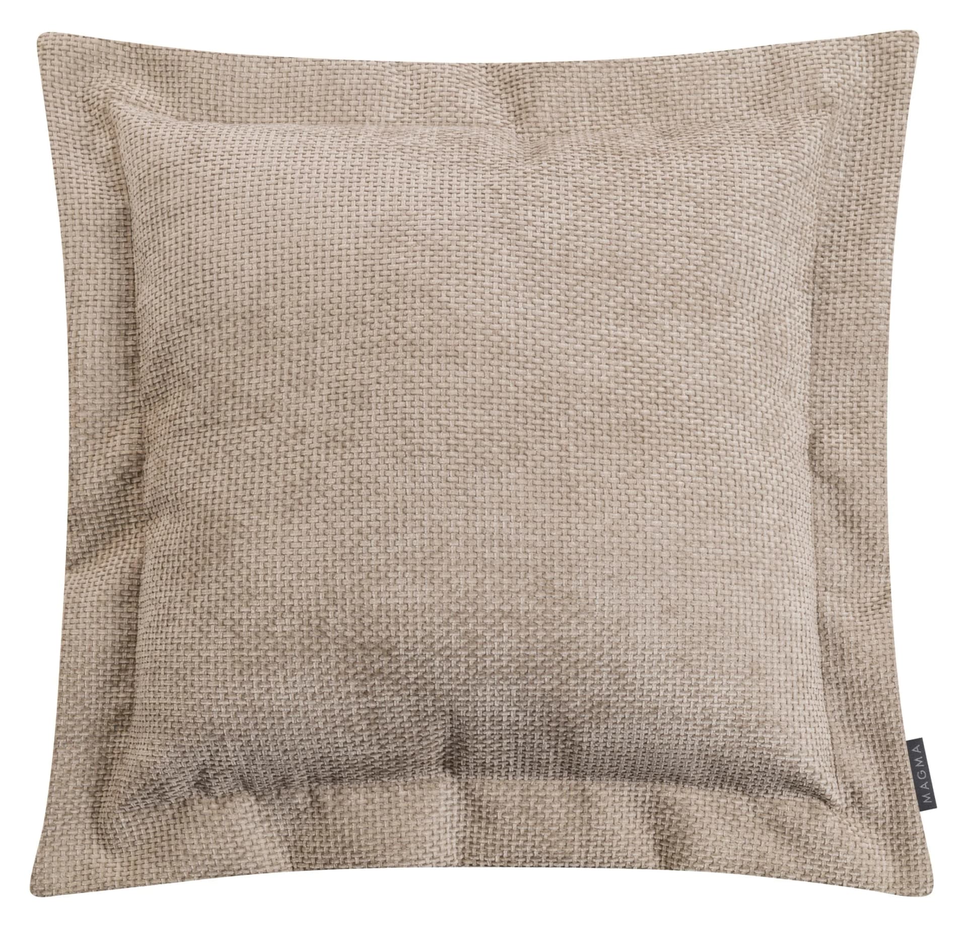 MAGMA HEIMTEX ARLO Flatterkissen Taupe Dekokissen