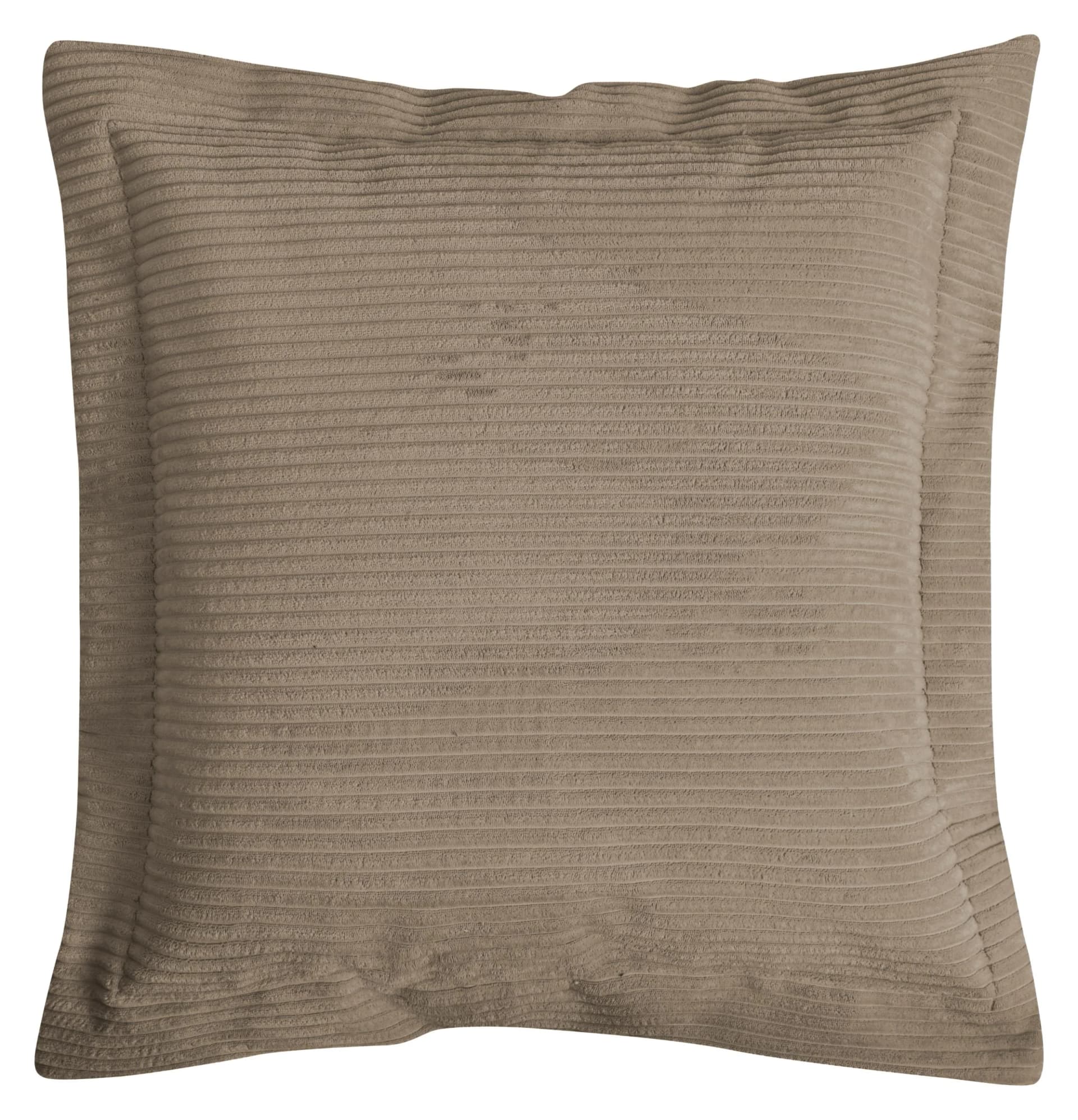 MAGMA HEIMTEX SHARA Flatterkissen Taupe Cord