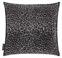 Magma Heimtex Kissenhülle BAO Schwarz Leo-Muster Jacquard-Chenille Bild 1