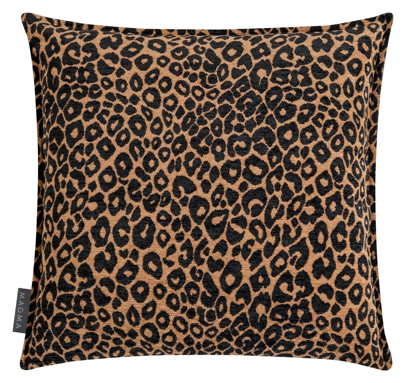 Magma Heimtex Kissenhülle BAO Braun Jacquard-Chenille Leo-Muster