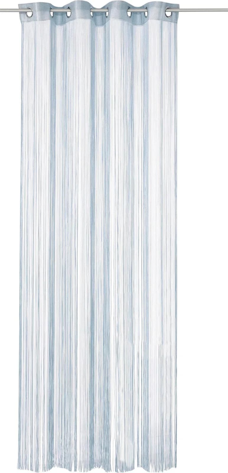 Fadenvorhang Weckbrodt Leon Silber Transparent Polyester