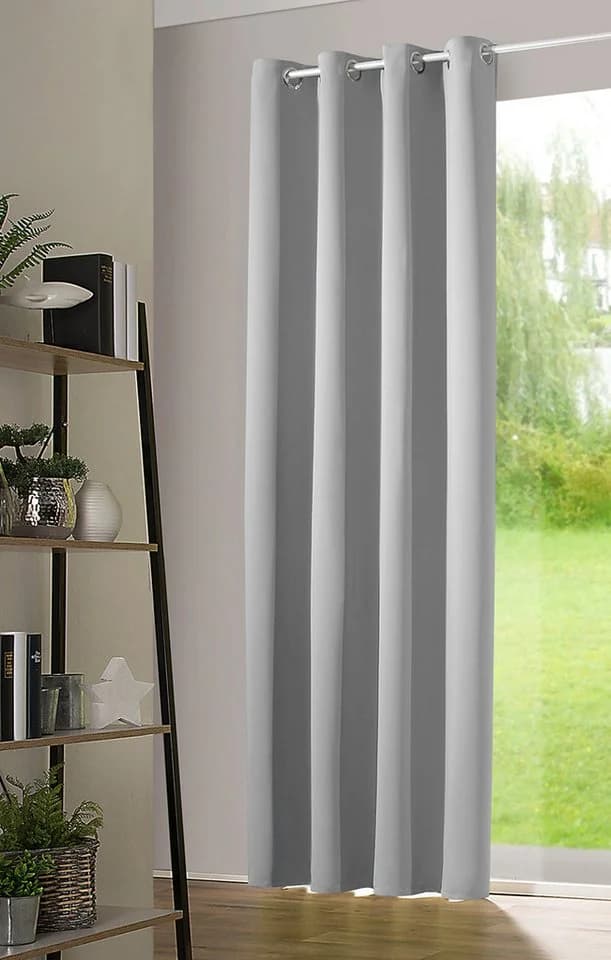 heimtexland Verdunkelungsvorhang Thermo-Ösenschal Grau/Silber - Bild 2
