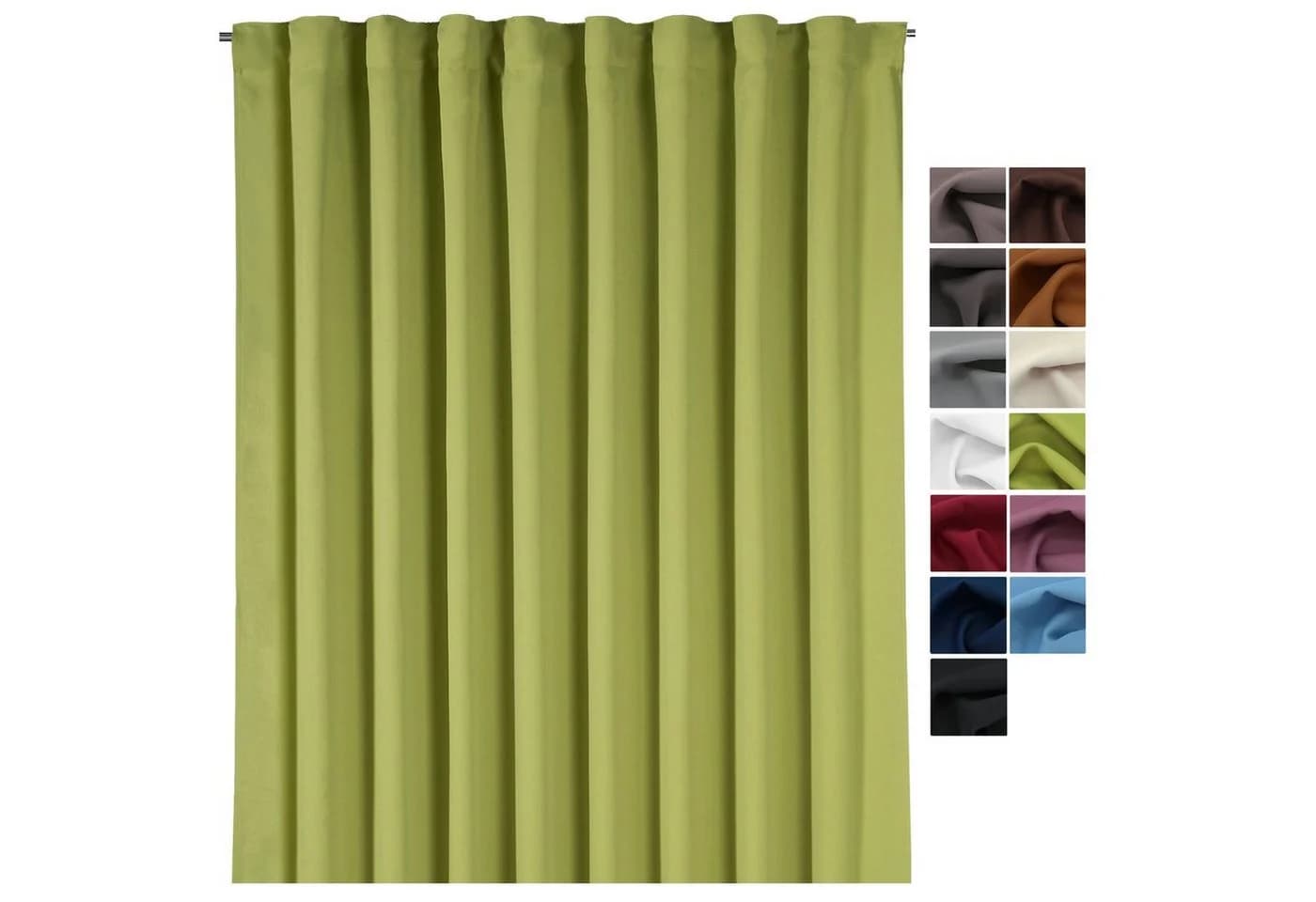 heimtexland Verdunkelungsvorhang XXL Thermovorhang Grün Verdunkelnd - Bild 2