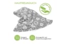 Wohndecke Kuscheldecke Herzen Flanell Sofadecke Landhaus heimtexland Grau Bild 3