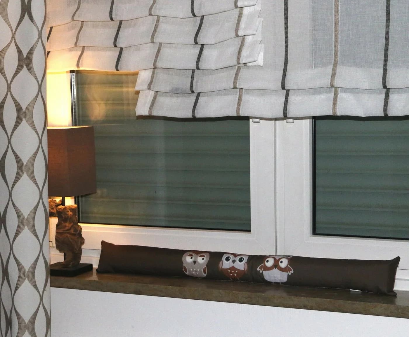heimtexland Zugluftstopper Windstopper Türdichtung Fensterdichtung Braun - Bild 3