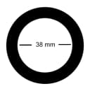 heimtexland Ösenschal Maritim Leinen-Optik Halbtransparent Bild 4