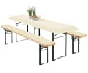 heimtexland Hussen-Set Bierzeltgarnitur 3-tlg. Beige Polycotton Bild 1