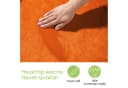 heimtexland Wohndecke Premium Super Soft Flanell Kuscheldecke Orange Bild 1