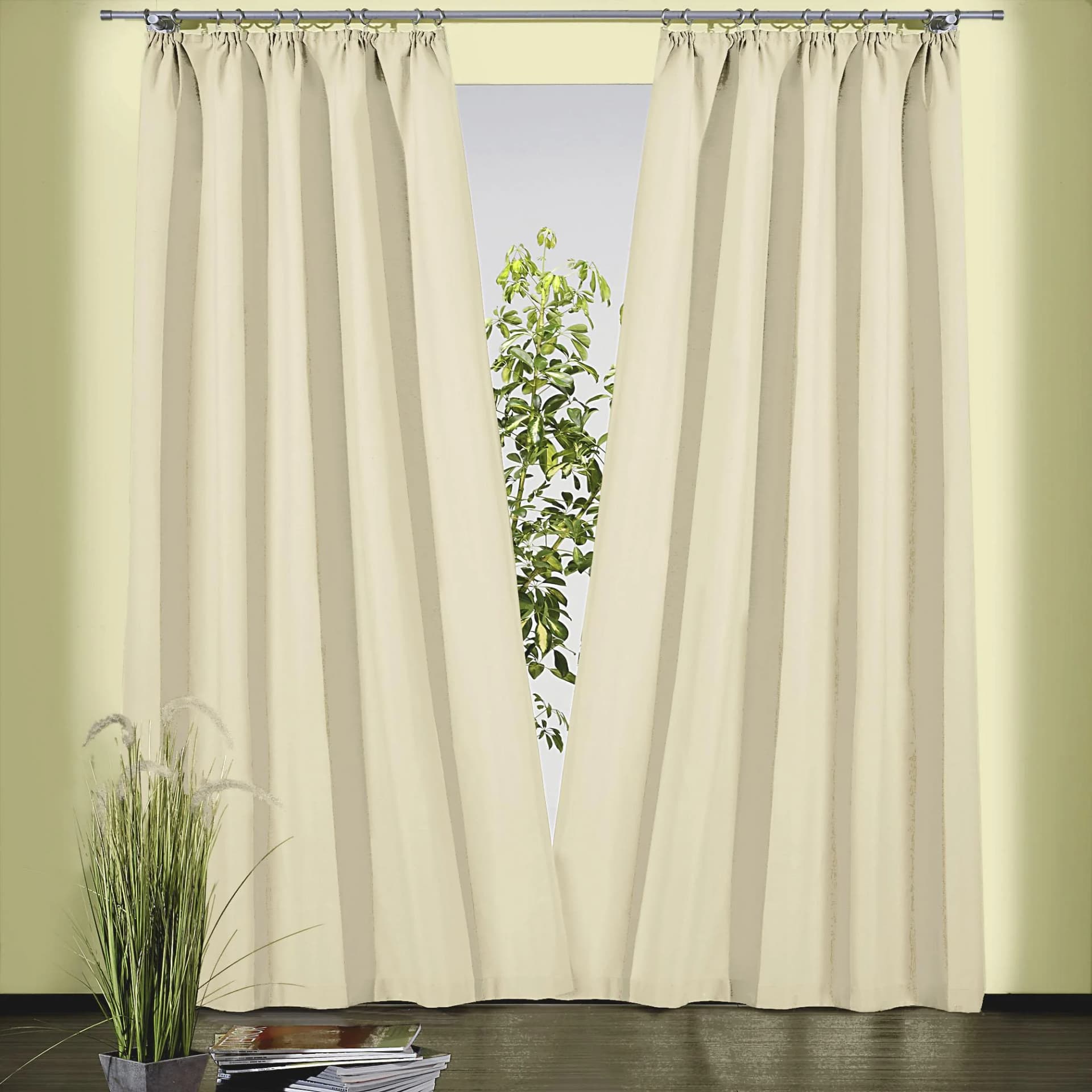 Weckbrodt Gardine Sento Beige Blickdicht Unifarben - Bild 5