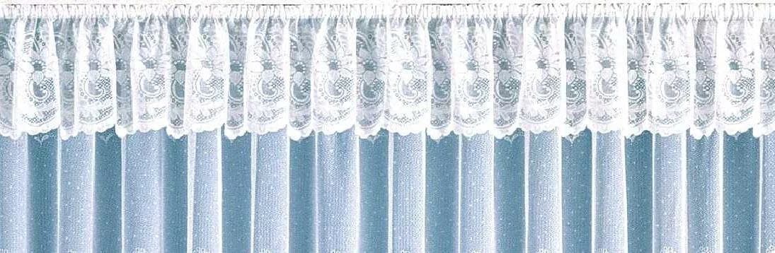 Weckbrodt Querbehang Flensburg Kräuselband Jacquard Floral - Bild 2