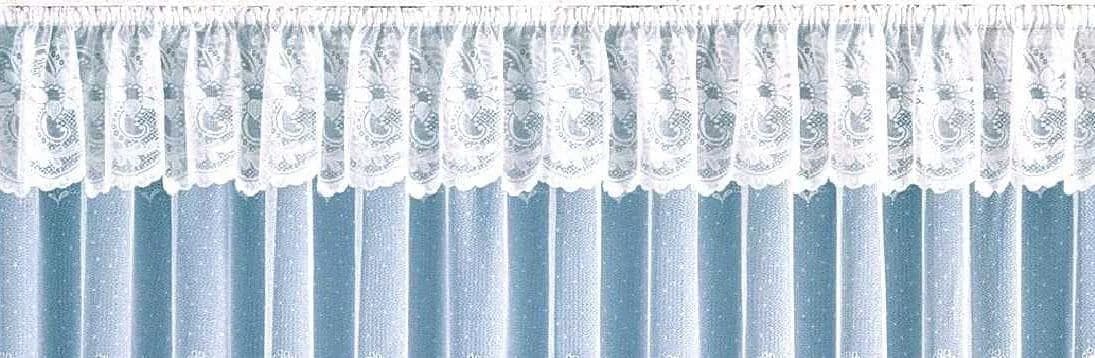 Weckbrodt Querbehang Flensburg Kräuselband Jacquard Floral - Bild 4