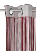 Weckbrodt Fadenvorhang Leon Bordeaux Polyester Ösen Bild 1