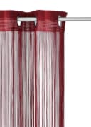 Weckbrodt Fadenvorhang Leon Bordeaux Polyester Ösen Bild 3