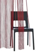 Weckbrodt Fadenvorhang Leon Bordeaux Polyester Ösen Bild 4