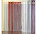 Weckbrodt Fadenvorhang Leon Bordeaux Polyester Ösen Bild 5
