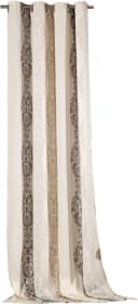 WECKBRODT Vorhang Barock Beige Jacquard blickdicht Ösen Bild 2