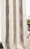 WECKBRODT Vorhang Barock Beige Jacquard blickdicht Ösen Bild 4