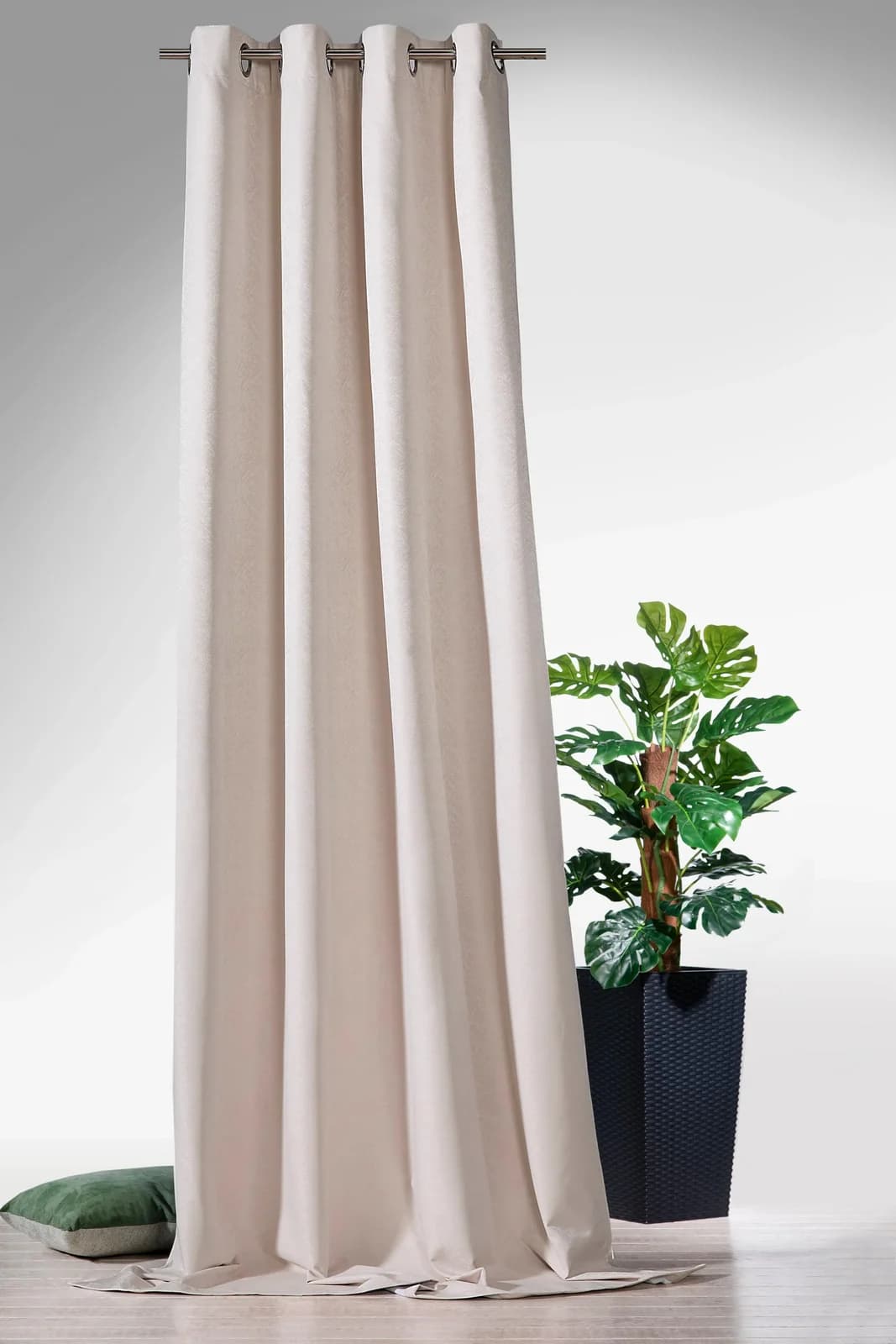 Weckbrodt Verdunkelungsvorhang Lucca Beige Jacquard