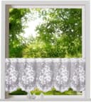 Weckbrodt Scheibengardine Mantua Weiß Jacquard Floral Bild 2