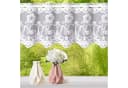 Weckbrodt Scheibengardine Mantua Weiß Jacquard Floral Bild 5